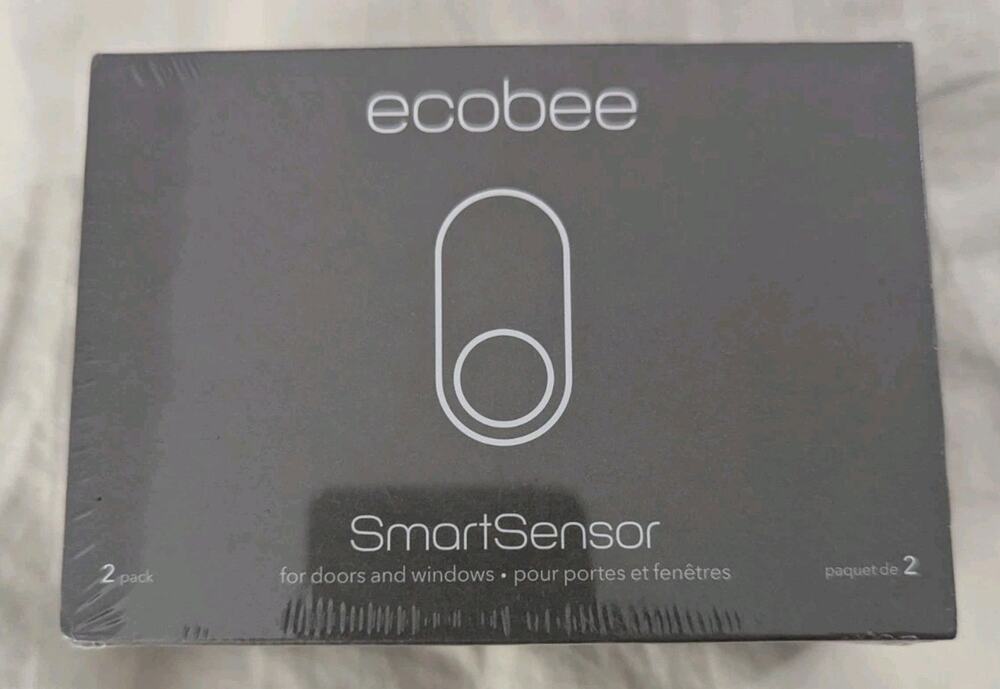 Ecobee SmartSensor for Doors and Windows - Pack of 2 (EB-DWSHM2PK-01) Brand New